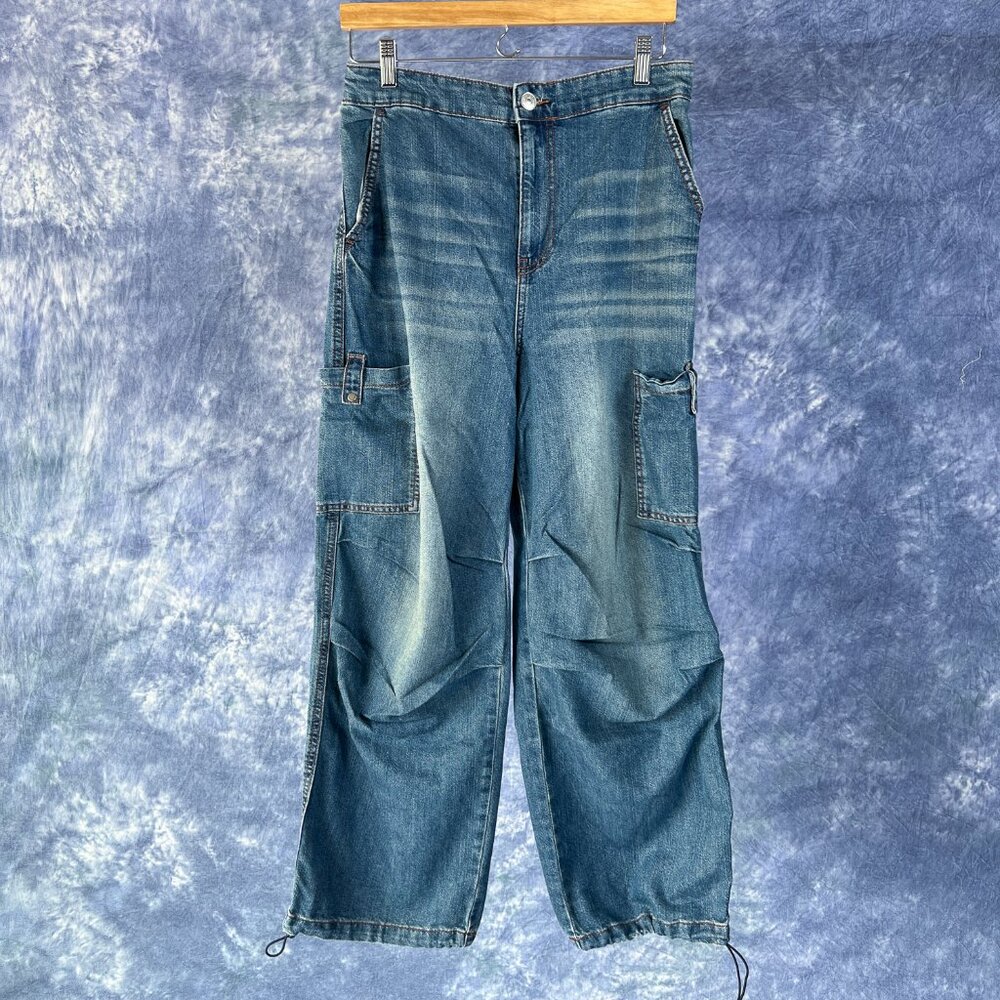 Divided Denim Cargo Pants Jeans Sz S